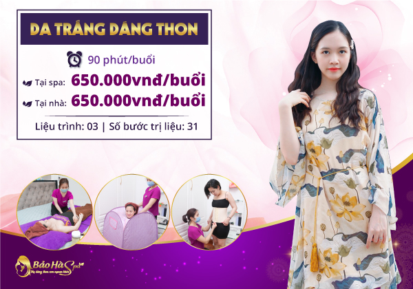 Gói dịch vụ spa chăm sóc sau sinh “Da trắng dáng thon”