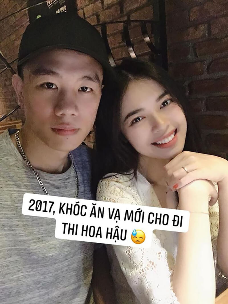 Chuyện tình yêu 10 năm đẹp như mơ của Top 5 HHHV Việt Nam 2017 Bùi Hằng cùng bạn trai thời cấp 3