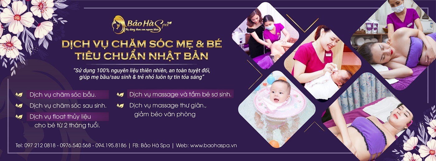 Bảo Hà Spa – Spa chăm sóc bầu, spa sau sinh, spa mẹ và bé
