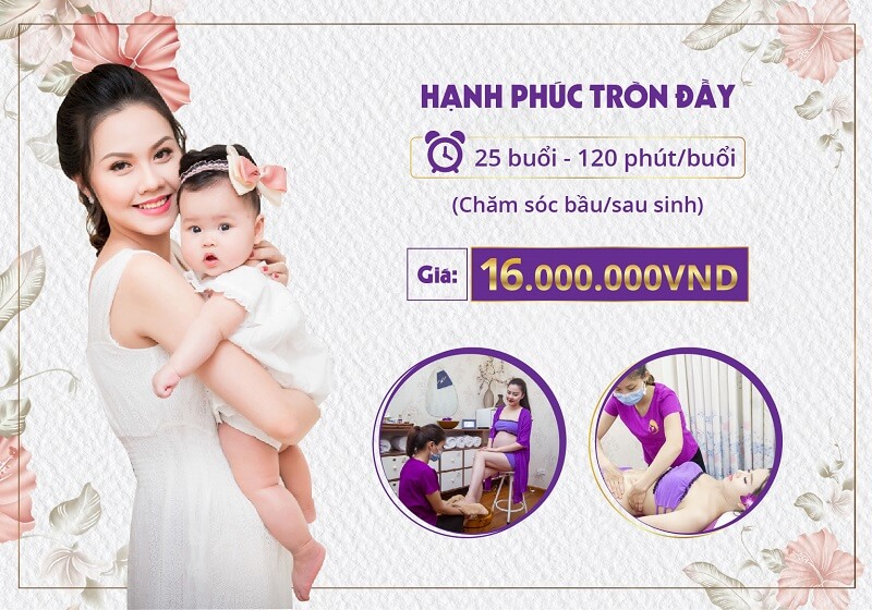 Gói dịch vụ:”Hạnh phúc tròn đầy” – Toàn diện mini 120 phút”