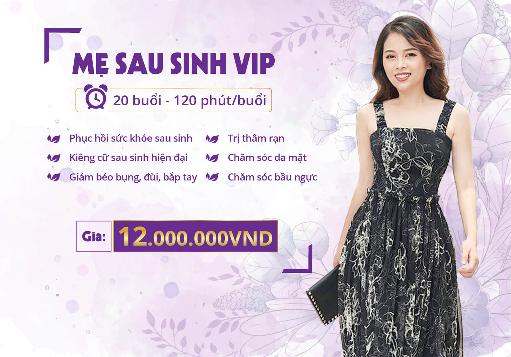 Gói dịch vụ “Mẹ sau sinh VIP”