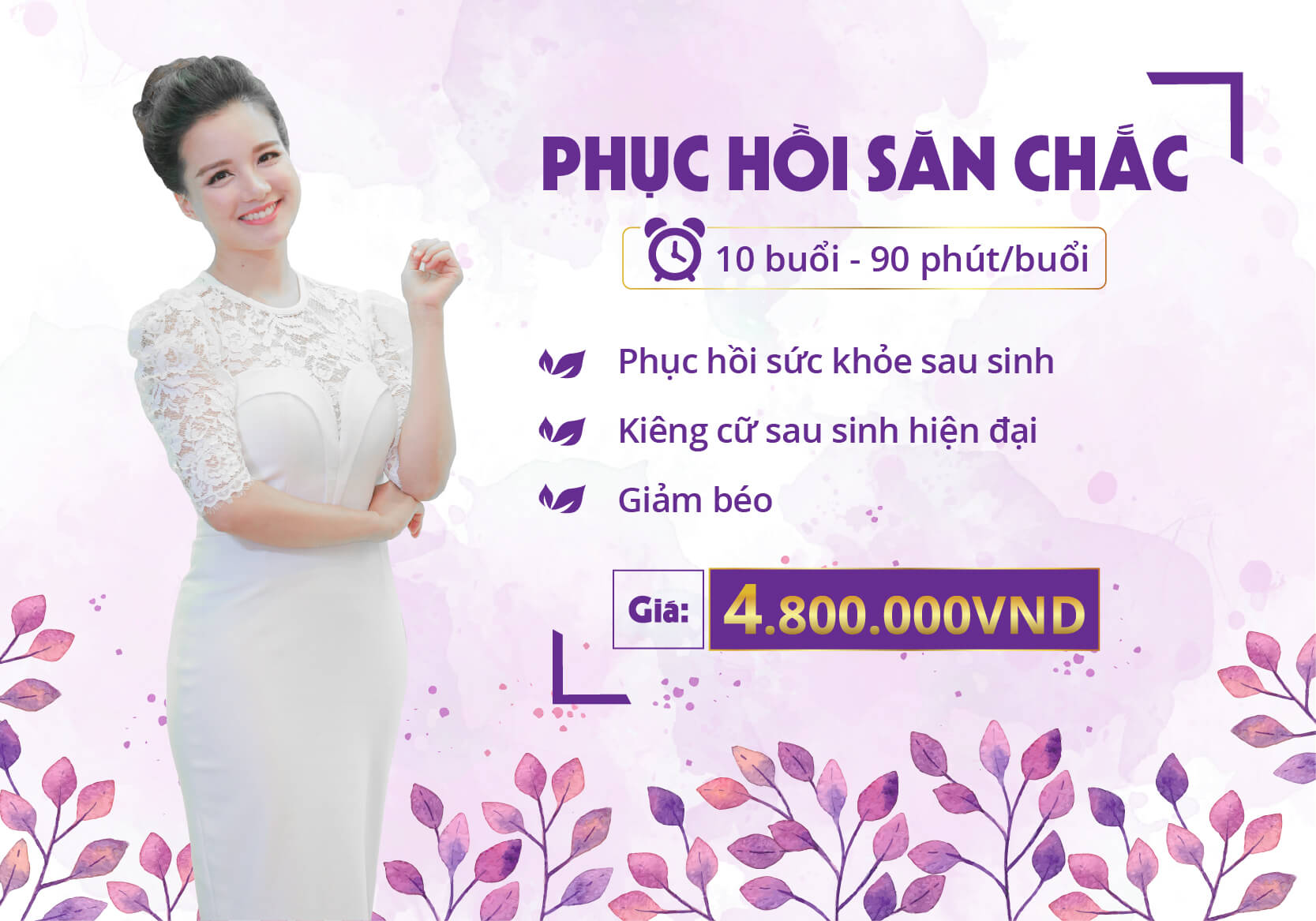 Gói dịch vụ spa chăm sóc sau sinh “Phục hồi eo bụng”