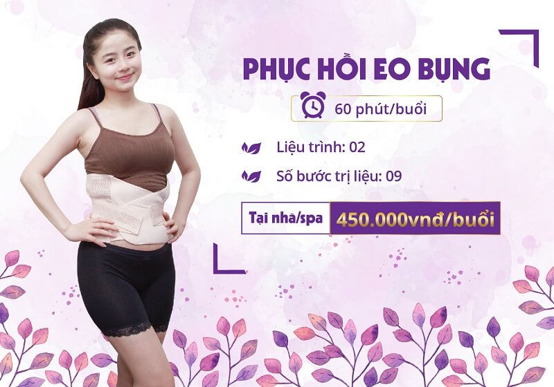Gói dịch vụ spa sau sinh "Phục hồi eo bụng" Gói dịch vụ spa sau sinh “Phục hồi eo bụng”