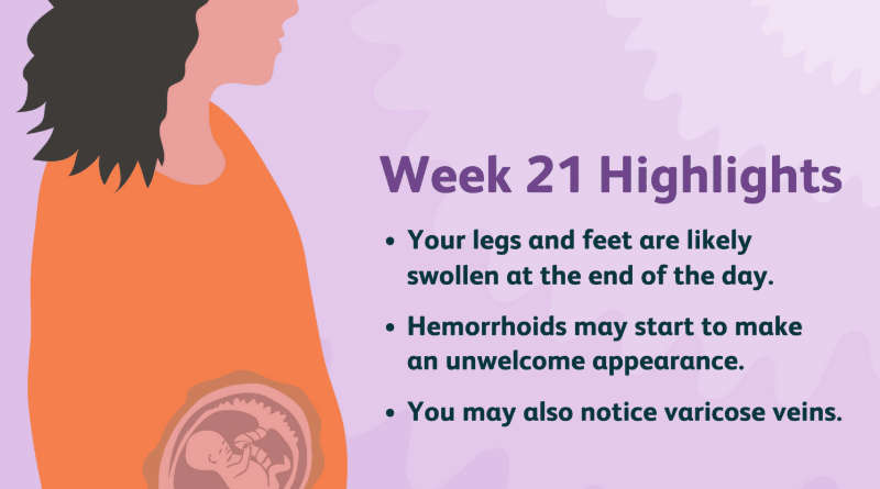 Mang thai tuần 21 và những lưu ý