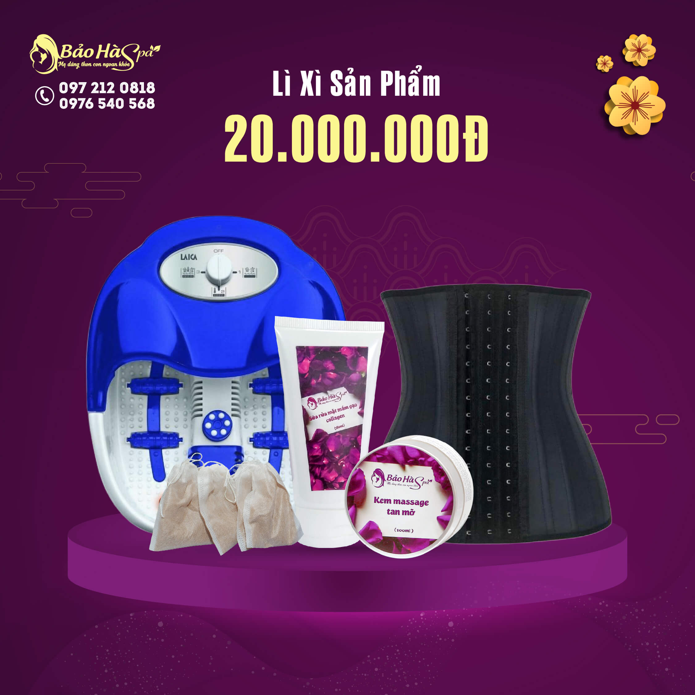 MiniGame “Hái Lộc Đầu Xuân” trị giá 200 triệu đồng tại Bảo Hà Spa